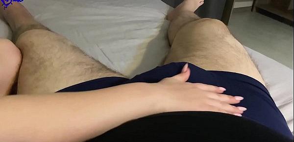  Teen Handjob Big Cock Friend of the Father While Parents Shopping